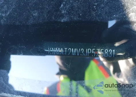 2018 Nissan Rogue Sv from USA, damaged, VIN KNMAT2MV3JP575831